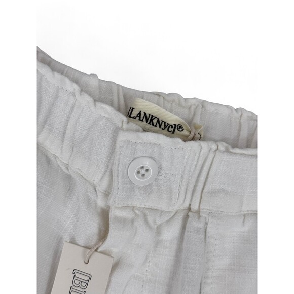 BLANKNYC White Linen Shorts with Pockets - Size S - NWT - Picture 5 of 6